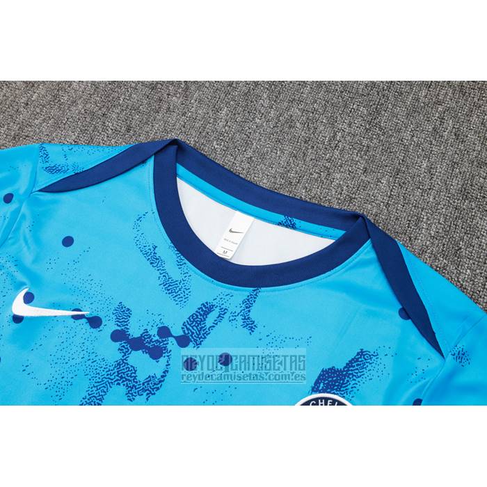 Chandal del Chelsea Manga Corta 2024-2025 Azul - Pantalon Corto